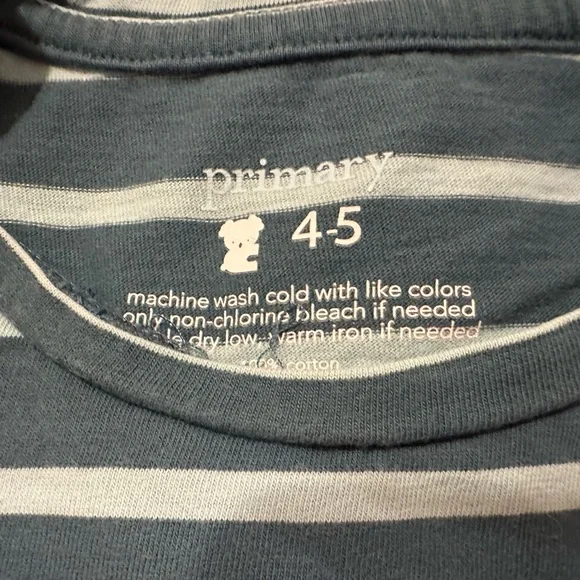 Two striped long sleeve Primary swing top! - Picture 5 of 6